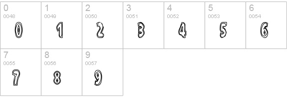 XXRaytid numbers 0-9 preview