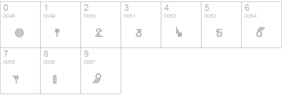 Yakkmakk numbers 0-9 preview