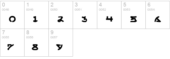 Yama Moto numbers 0-9 preview