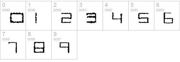 YB Hybrid numbers 0-9 preview