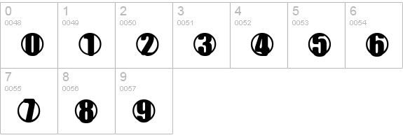 YChrome Mutant numbers 0-9 preview