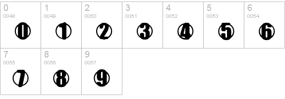 YChrome Prime numbers 0-9 preview