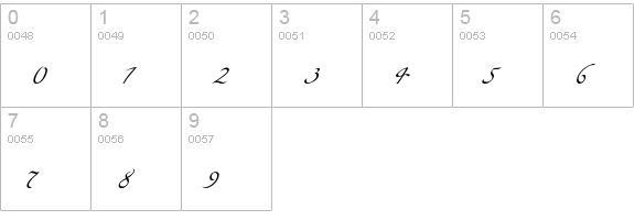 Yevida numbers 0-9 preview