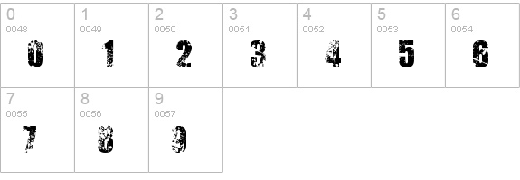 Zahgurim numbers 0-9 preview