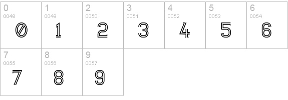 Zebrra numbers 0-9 preview