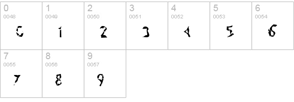 Zone23_psilocybine numbers 0-9 preview