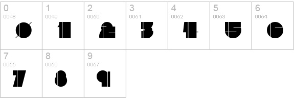 ZootAllures numbers 0-9 preview