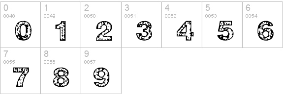 ZWISDOM numbers 0-9 preview