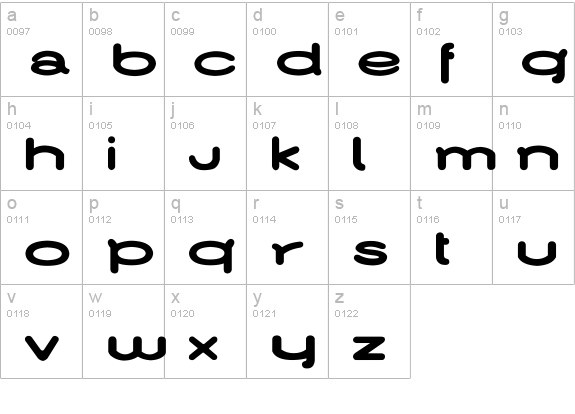 ! Jamiroquai ! lowercase a-z preview