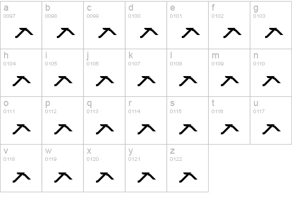 [.atari-kids.] lowercase a-z preview