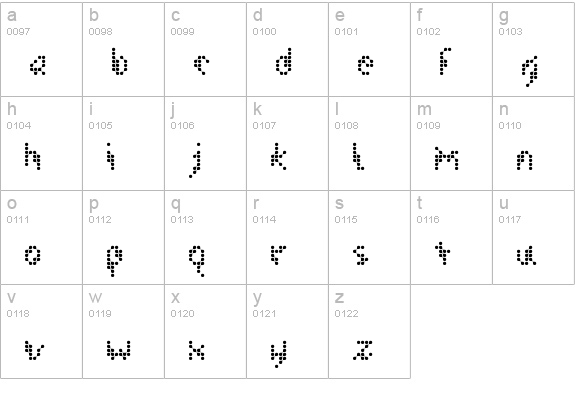 [.flak.] lowercase a-z preview