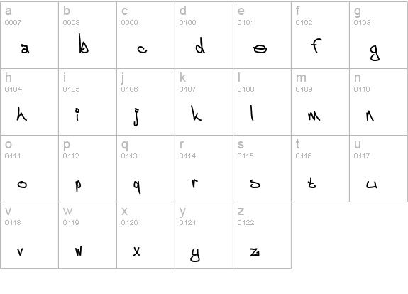 �ggstock lowercase a-z preview