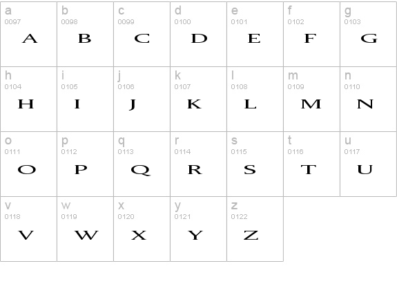 007 GoldenEye lowercase a-z preview