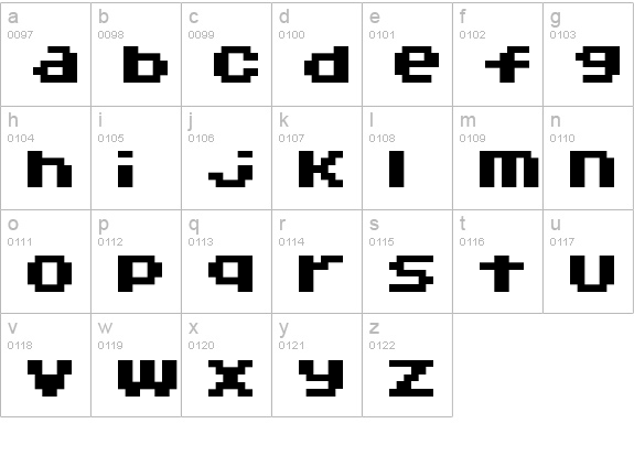 04b 11 lowercase a-z preview