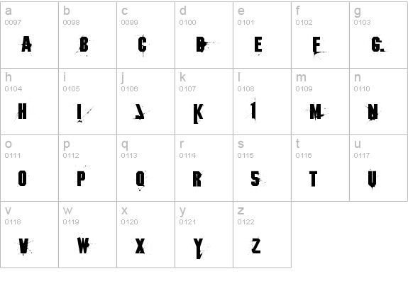 1 lowercase a-z preview