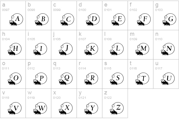 101! Holiday BallZ lowercase a-z preview