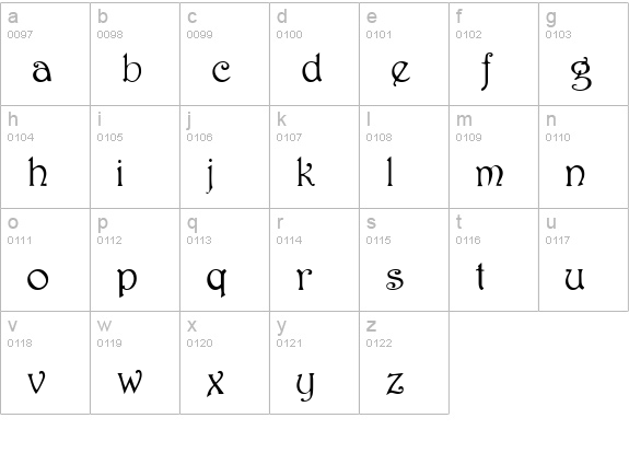 101! Star Lit Nght lowercase a-z preview