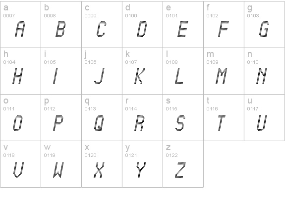 11th floor lowercase a-z preview