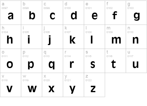 12 Antique Olive** Bold 07008 lowercase a-z preview