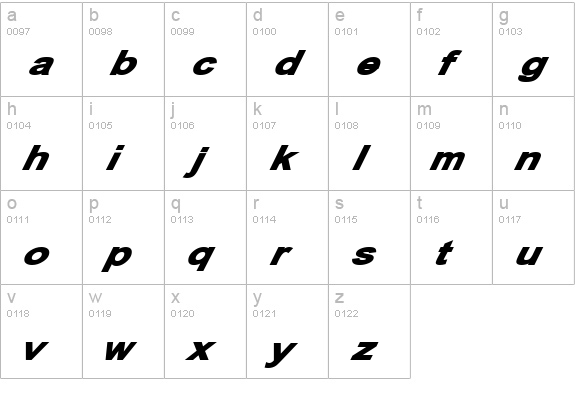 13_Misa lowercase a-z preview