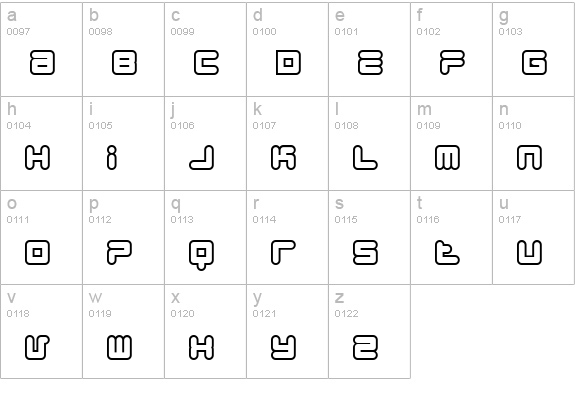 1900.80.5 lowercase a-z preview
