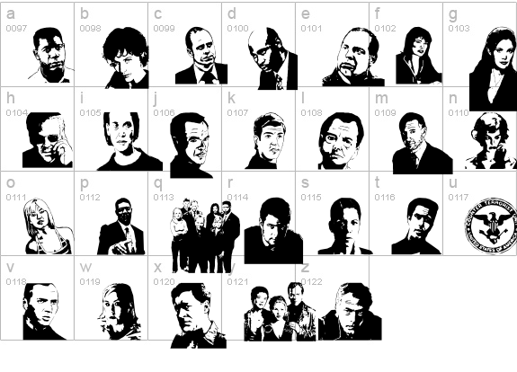 24hourbauer lowercase a-z preview