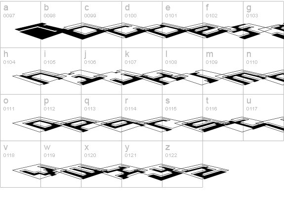 26Floor-Regular lowercase a-z preview