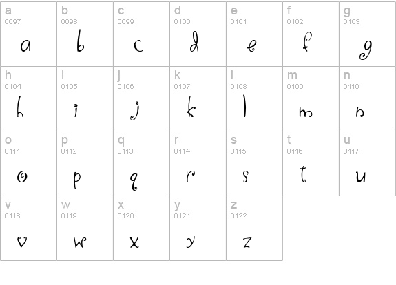 2Peas DW Curls and Swirls lowercase a-z preview
