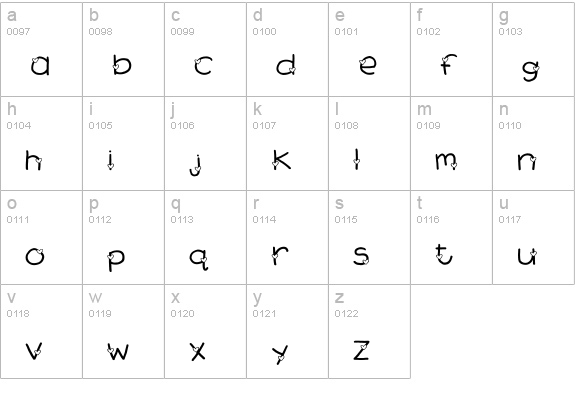 2Peas Heart's Delight lowercase a-z preview