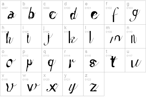 2RebelsUn lowercase a-z preview