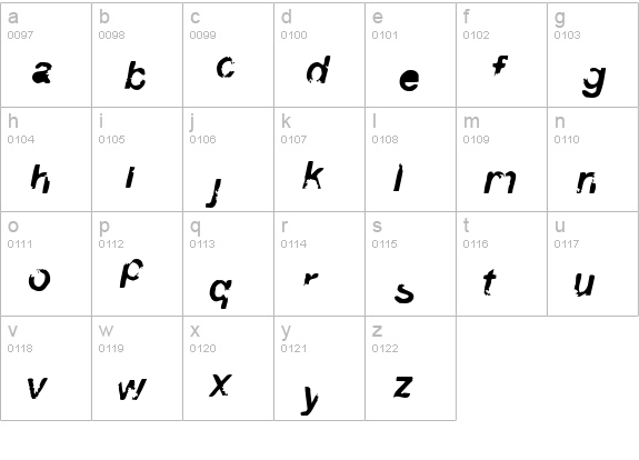 3 lowercase a-z preview