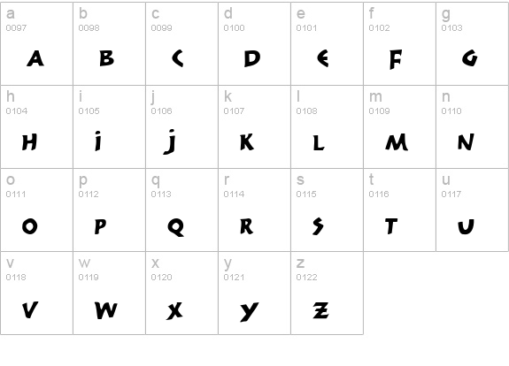 300 Trojans lowercase a-z preview