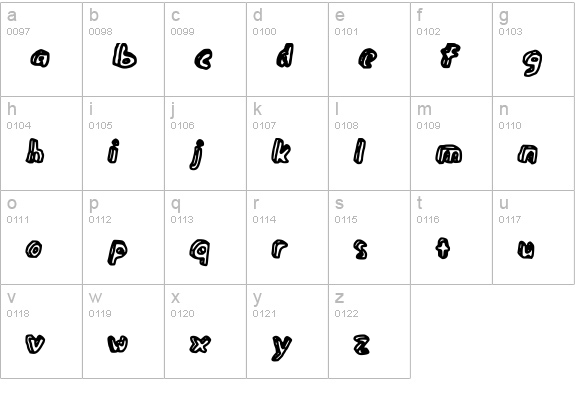 3D_Lettering lowercase a-z preview