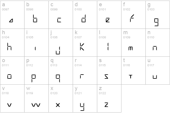4Function Liberal lowercase a-z preview