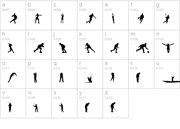 4YEOSPORT lowercase a-z preview