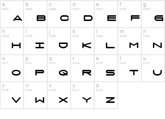 7 days fat lowercase a-z preview