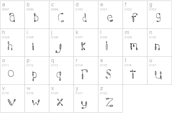 7 hours lowercase a-z preview