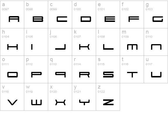 911 Porscha lowercase a-z preview