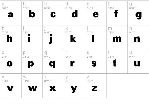 a bug's life - debugged lowercase a-z preview