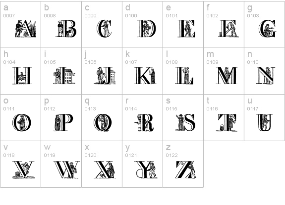 a picture alphabet lowercase a-z preview