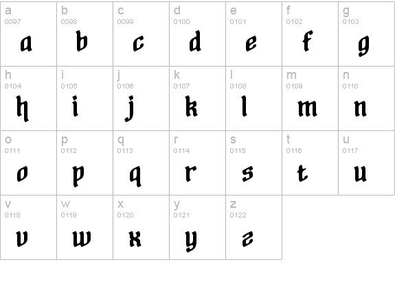 A Stroke of Geneus1 Regular lowercase a-z preview
