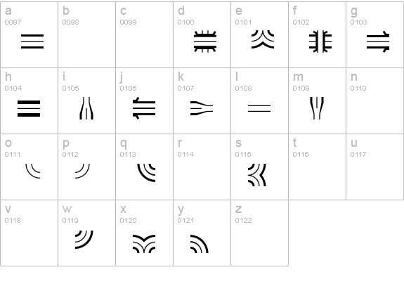 A44-streets lowercase a-z preview