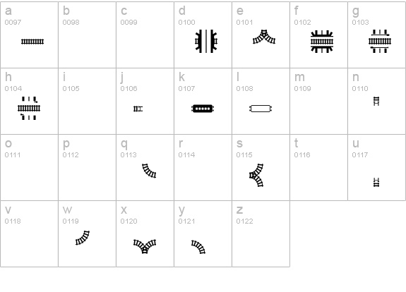 A44-trains lowercase a-z preview