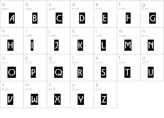 a_LancetCm lowercase a-z preview