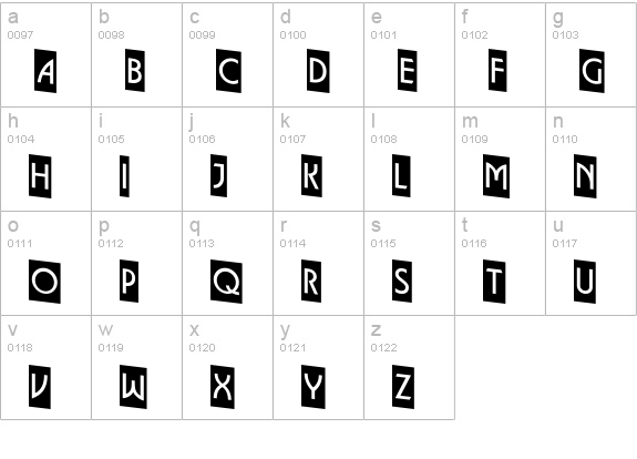 a_LancetCmDn lowercase a-z preview