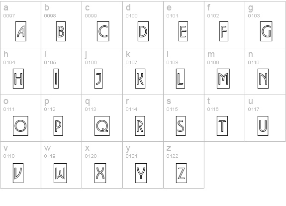 a_LancetCmOtl lowercase a-z preview