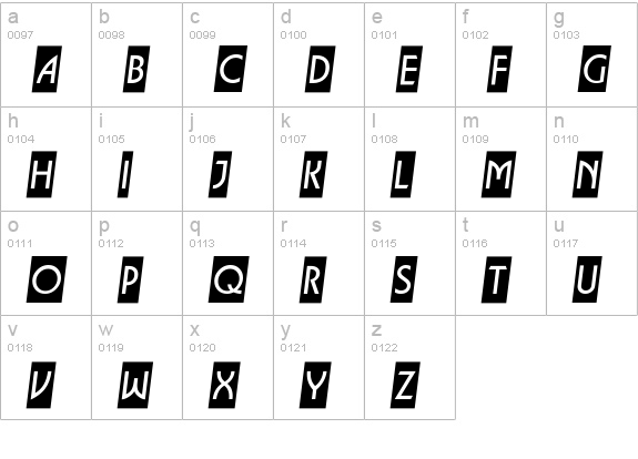 a_LancetCmSlt lowercase a-z preview