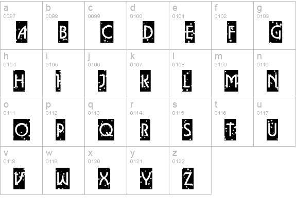 a_LancetCmStNt lowercase a-z preview
