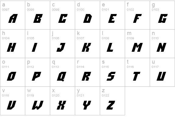 a_Simpler Bold Italic lowercase a-z preview