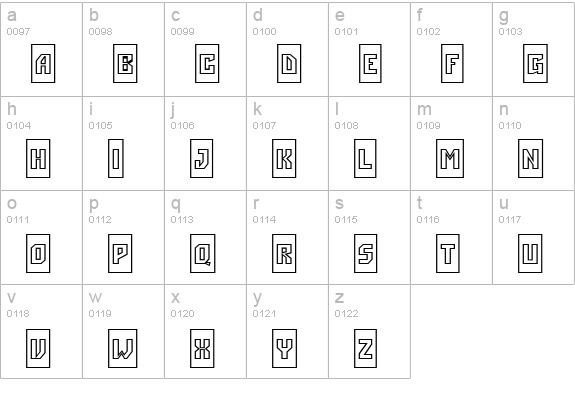a_SimplerCmOtl Bold lowercase a-z preview